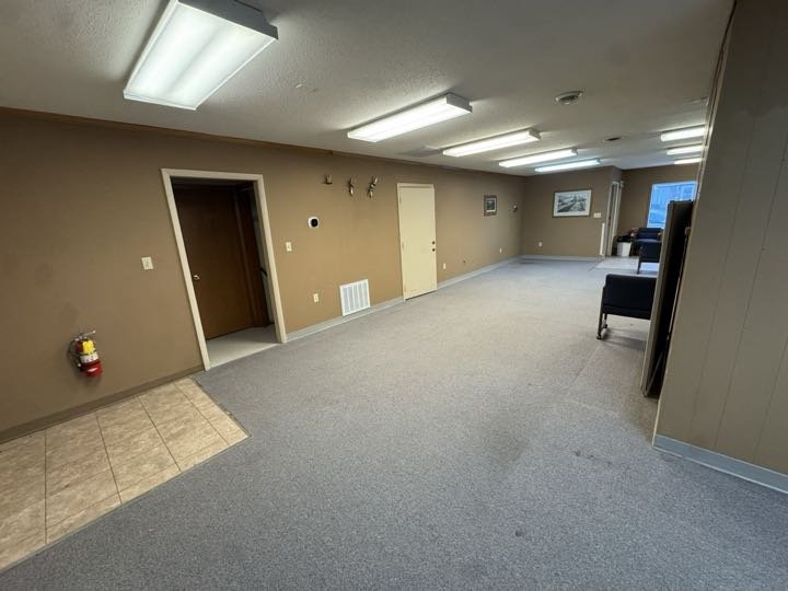 Suite A interior viewed from the back looking toward the front